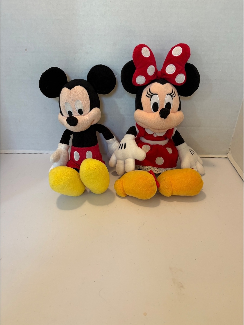 Disney Mickey and Minnie dolls